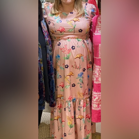 SHEIN Curve Pink Floral Dress - Picture 2 of 2